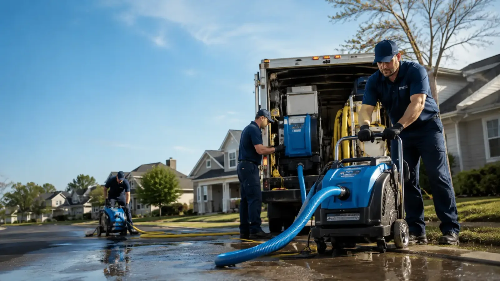 Flood Damage Cleanup in Iowa, LA